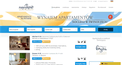 Desktop Screenshot of apartamenty.nawyspie.eu